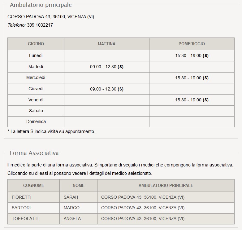 orari gaeta bericamed